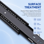 SDL- 45mm Soft Close Ball Bearing Drawer Slide