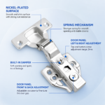 SDL-3D Soft Close Hydraulic Cabinet Hinge
